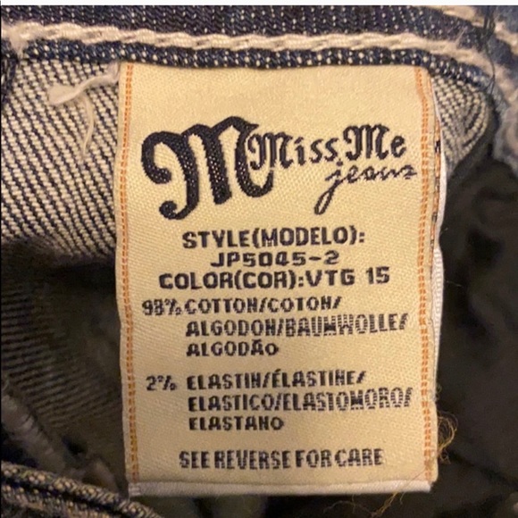 Miss me JP5045-2 Boot Jean, 30x35 *EUC* - Picture 7 of 7